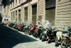 Vespa Parkplatz